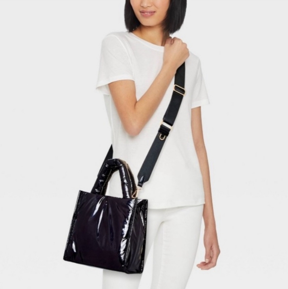 A New Day Recycled Nylon Midi Boxy Crossbody Satchel ($30 MSRP)
